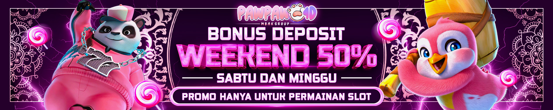 bonus deposit 50%